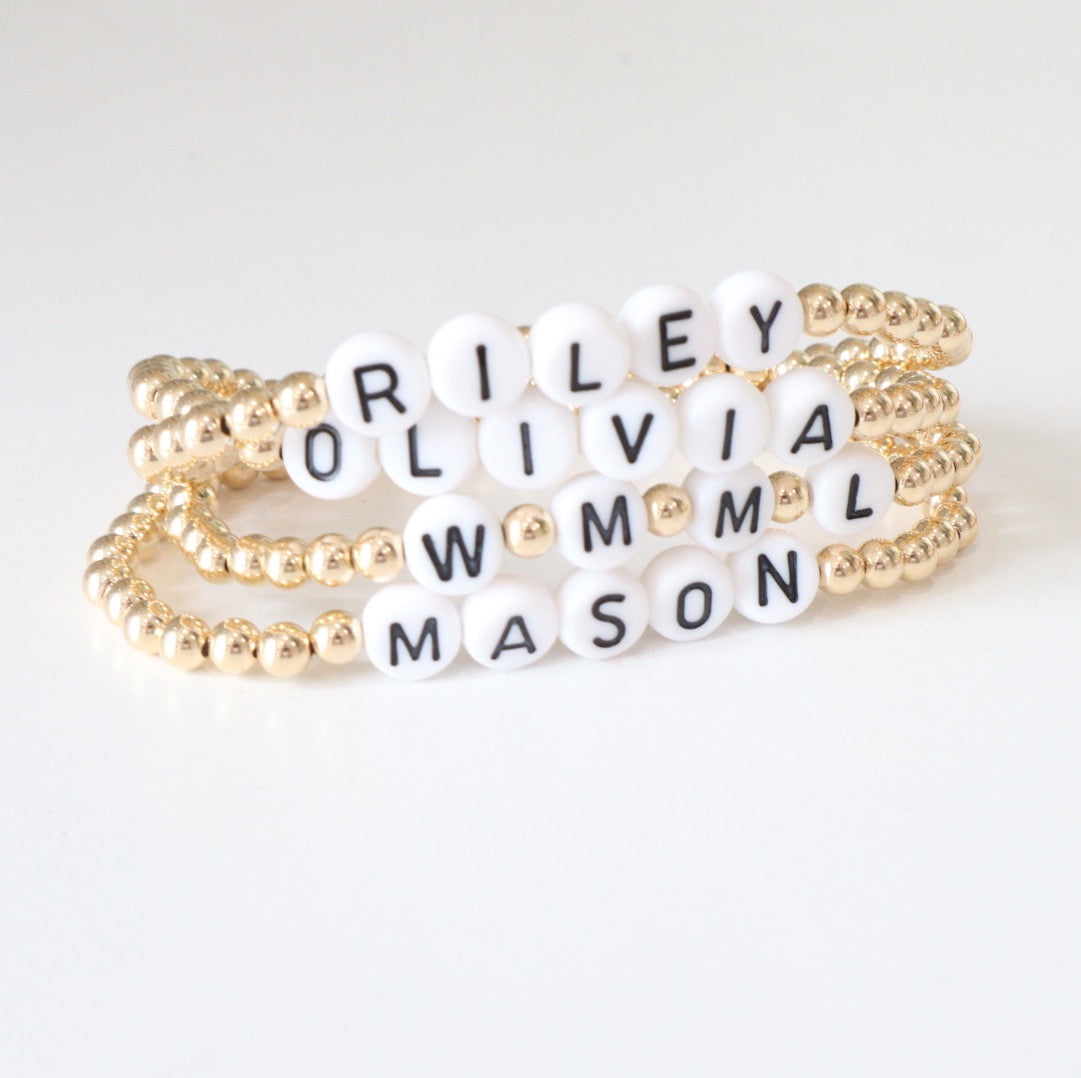 Customized Letter Bracelets