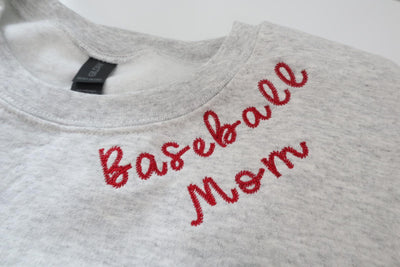 Spirit Wear, Embroidered Sweatshirt, Embroidered Sports Sweatshirt, Custom Embroidered Sweatshirt