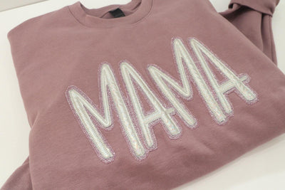 Mama Sweatshirt, Embroidered Mama Sweatshirt, Embroidered Sweatshirt, Mothers Day Gift