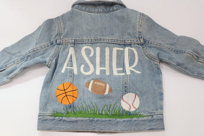 Embroidered Denim Jacket, Custom Denim Jacket, Personalized Denim Jacket, Toddler Denim Jacket, Baby Denim Jacket, Denim Name Jacket