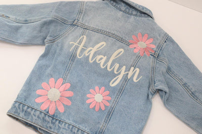 Name Jacket, Embroidered Denim Jacket, Custom Denim Jacket, Personalized Denim Jacket, Child Denim Jacket, Denim Name Jacket